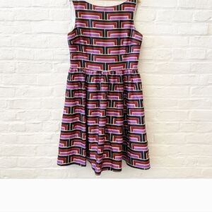 Kate Spade x Florence Broadhurst || Carolyn Geometric Fit and Flare Dress 14